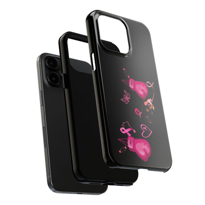 Breast Cancer Awareness Tough Phone Case (Black)