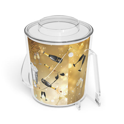 Reusable Champagne Ice Bucket with Tongs