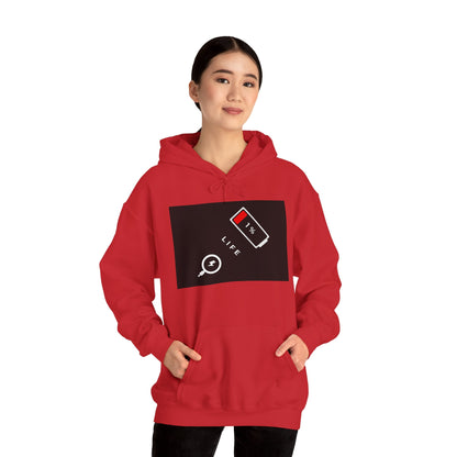 Energy Levels Low Battery - Unisex Hoodie