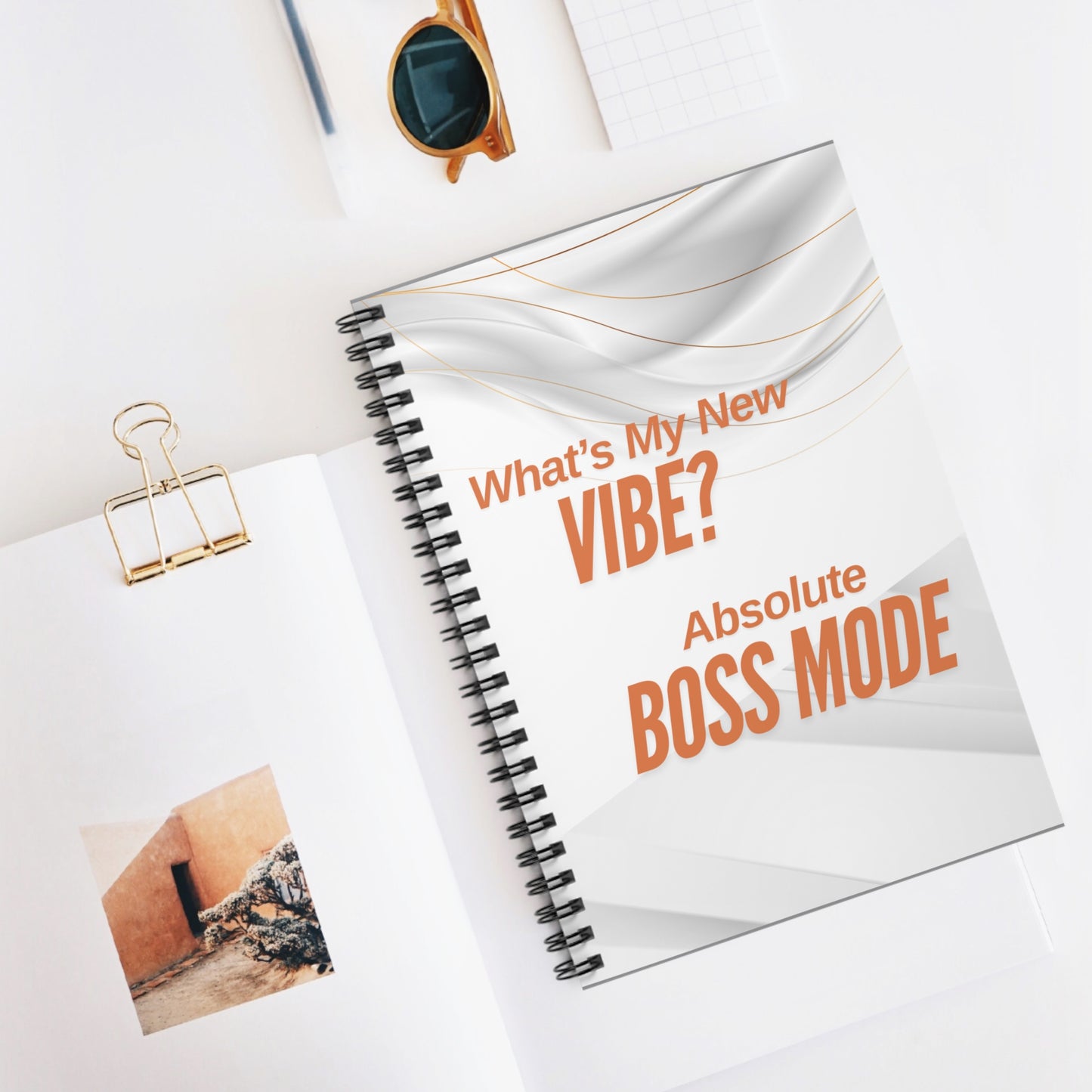 Boss Mode Spiral Notebook - Ruled Line