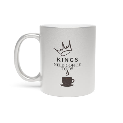 Kings- Metallic Mug (Silver\Gold)