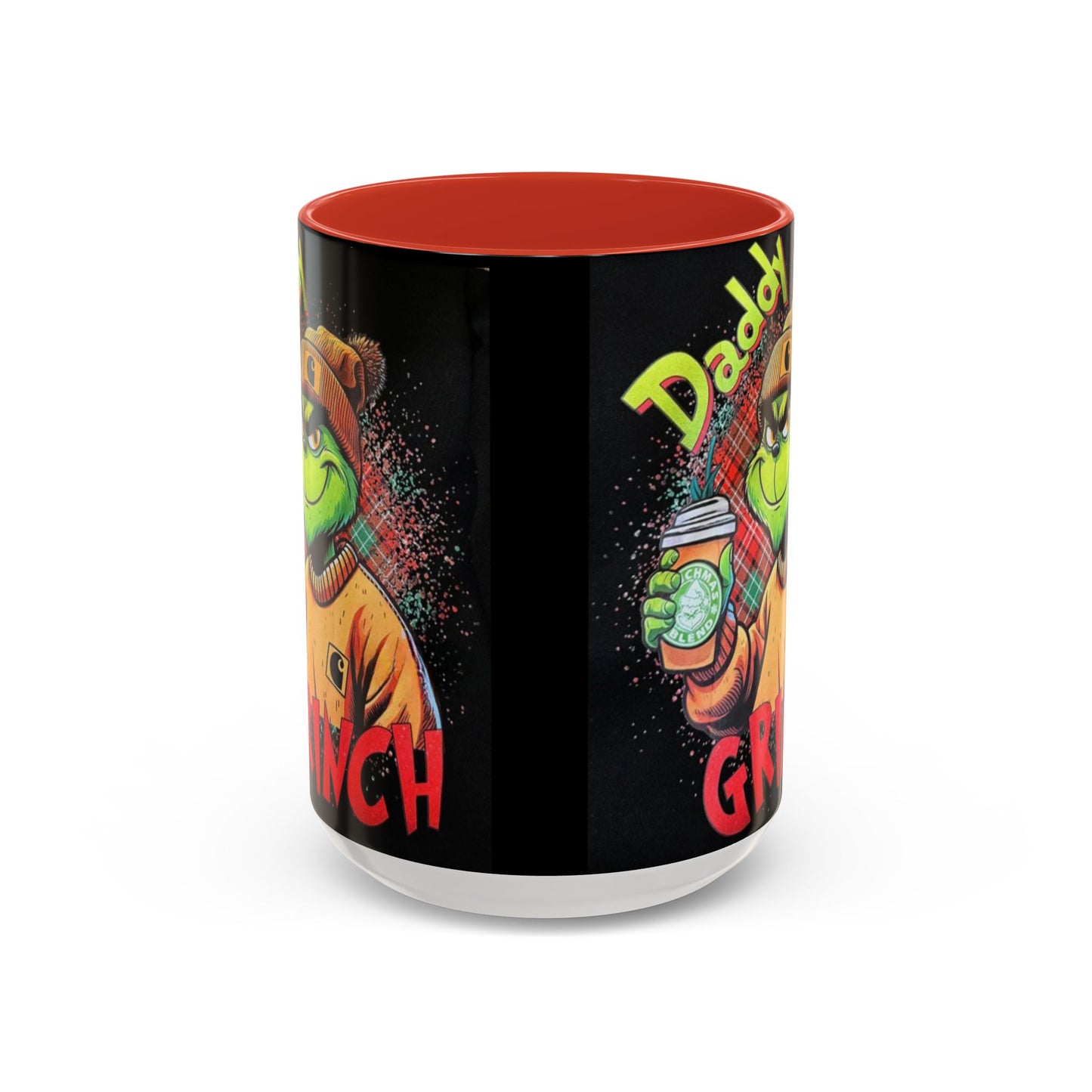 Daddy Grinch - Accent Coffee Mug (11, 15oz)