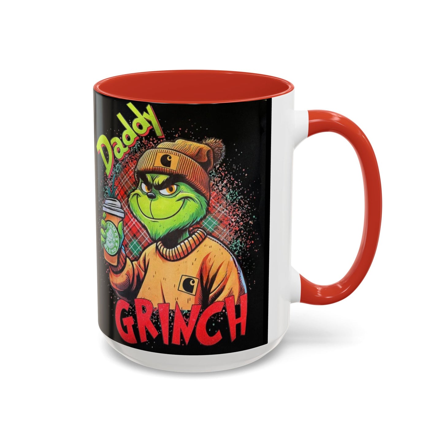 Daddy Grinch - Accent Coffee Mug (11, 15oz)