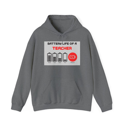 Battery Life Unisex Heavy Blend™ Hooded Sweatshirt