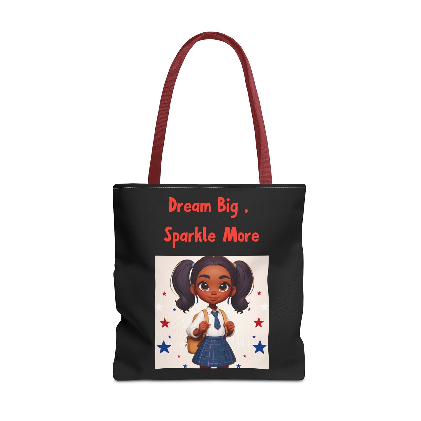 Little Girl's "Dream Big, Sparkle More" - Tote Bag