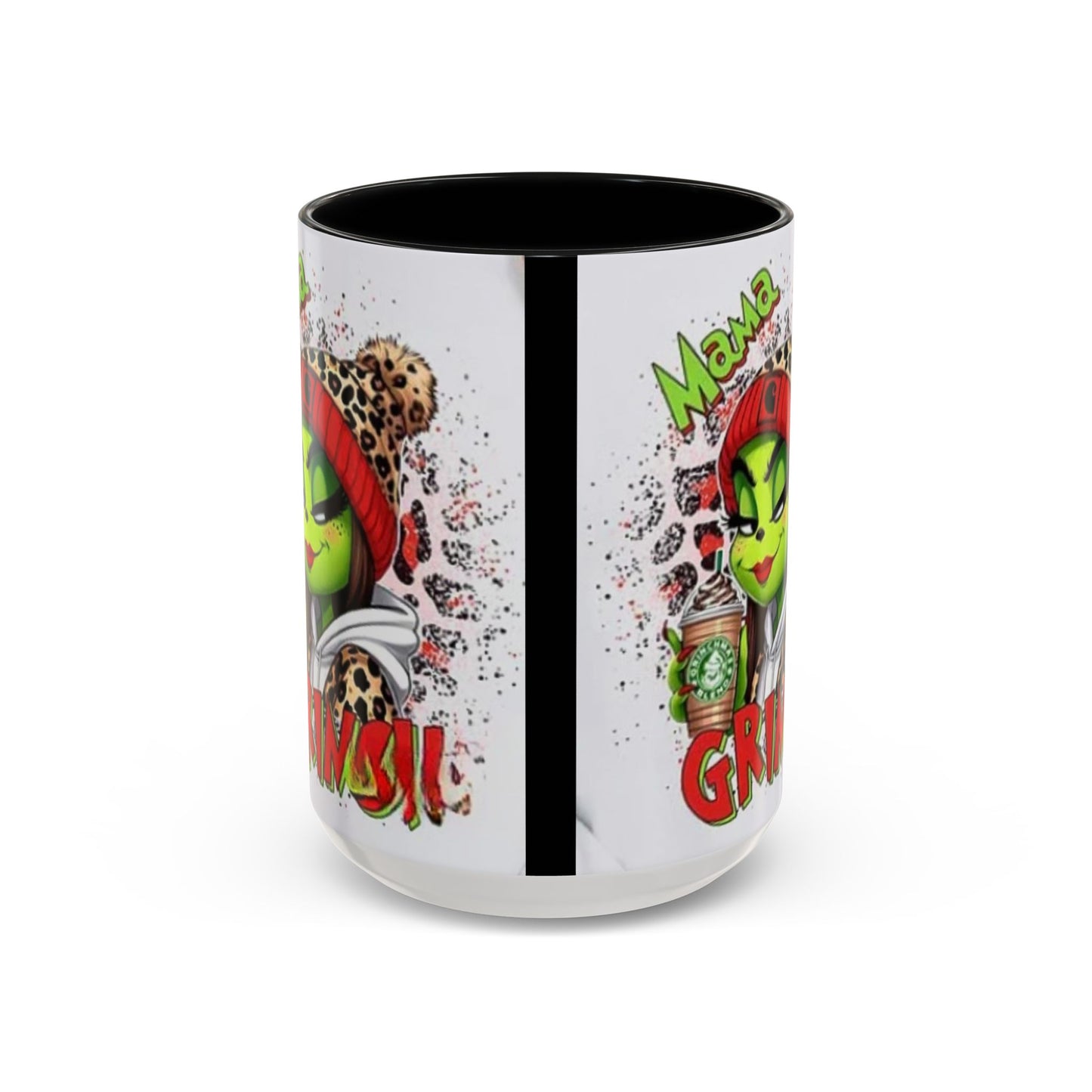 Mama Grinch - Accent Coffee Mug (11, 15oz)