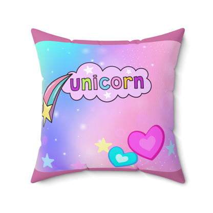 Unicorn Pillow Cover (Pillow included)