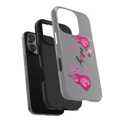 Breast Cancer Awareness Tough Phone Case (Black)