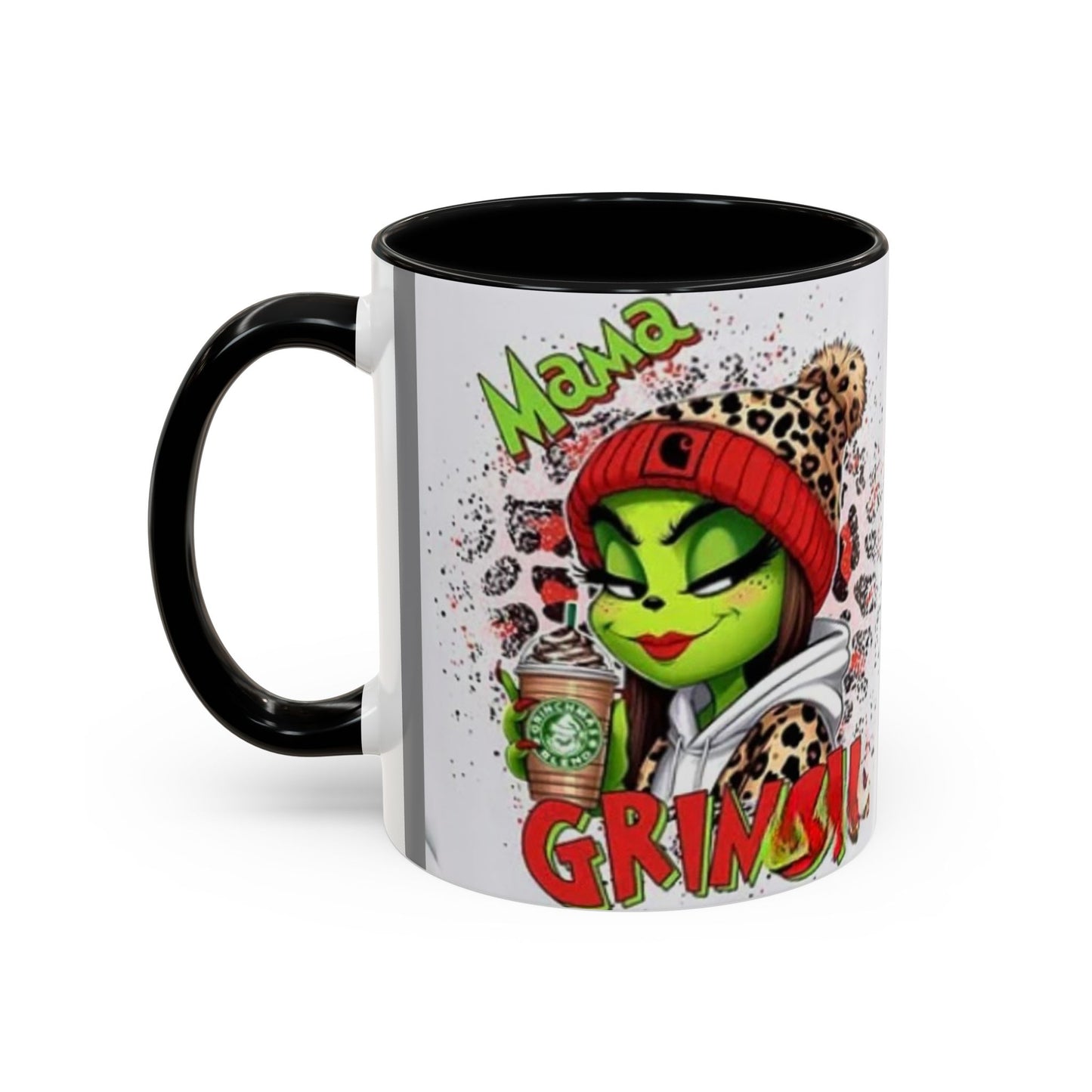 Mama Grinch - Accent Coffee Mug (11, 15oz)