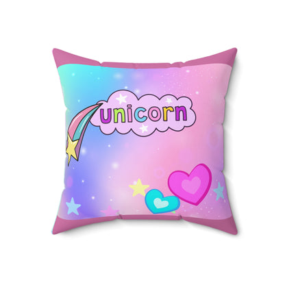 Unicorn Pillow Cover (Pillow included)