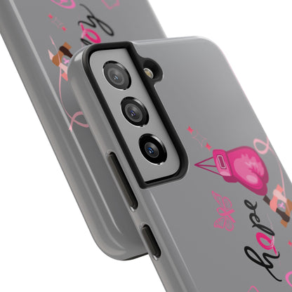 Breast Cancer Awareness Tough Phone Case (Black)