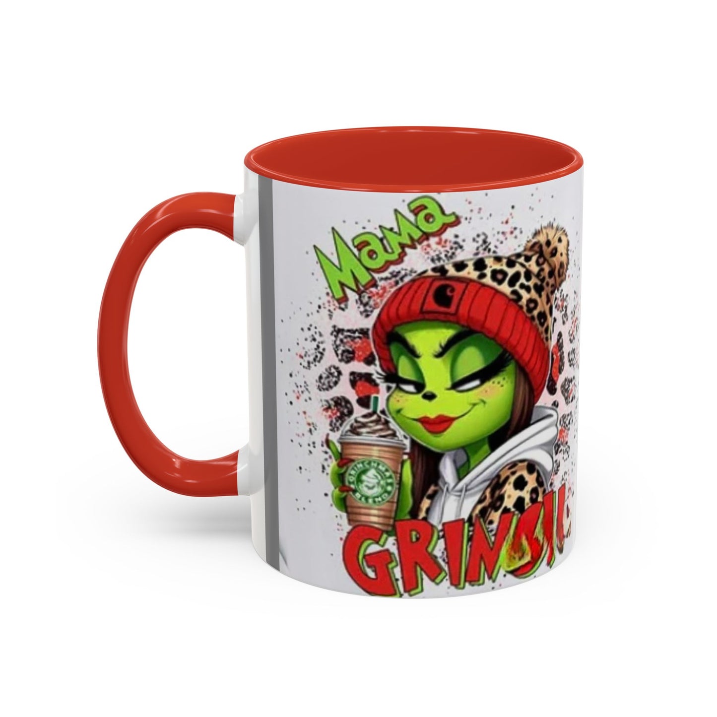 Mama Grinch - Accent Coffee Mug (11, 15oz)