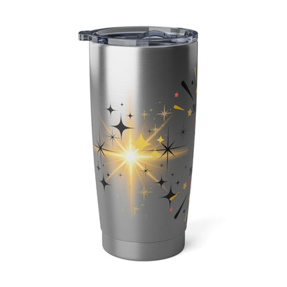 Tumbler with 'Might Be Water, Might Be Wine' Design