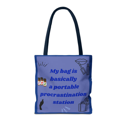 "Portable Procrastination Station - Tote Bag