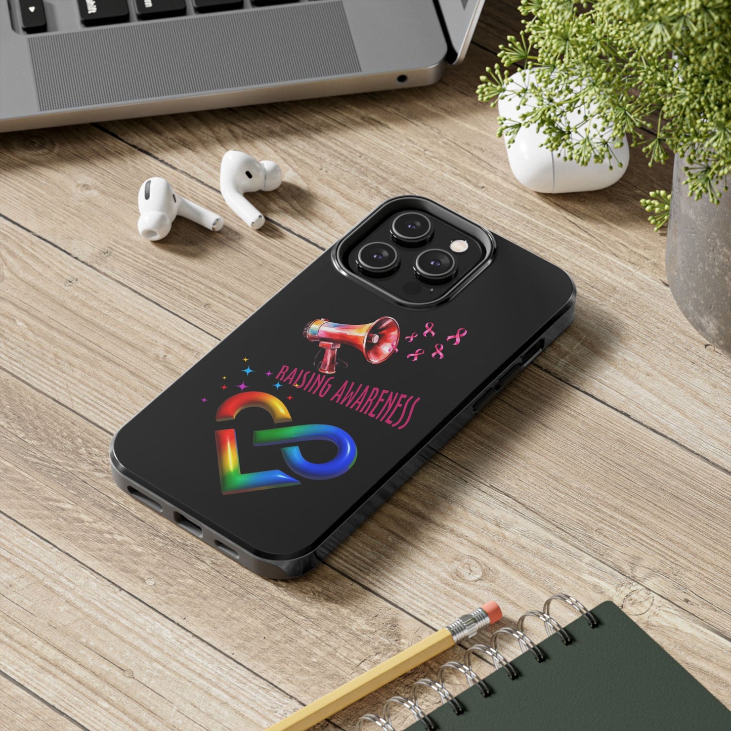 Autism Awareness Phone Case (Black)