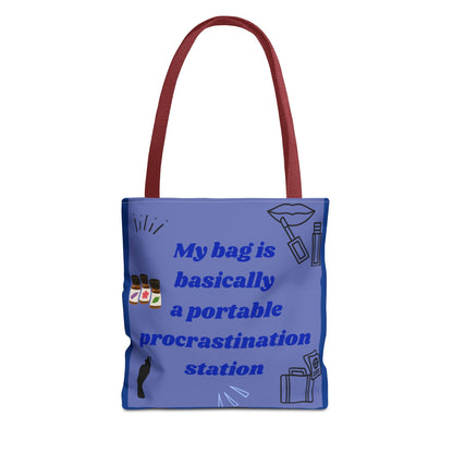 "Portable Procrastination Station - Tote Bag