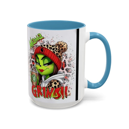 Mama Grinch - Accent Coffee Mug (11, 15oz)