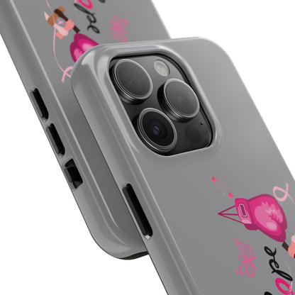 Breast Cancer Awareness Tough Phone Case (Gray)