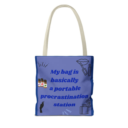 "Portable Procrastination Station - Tote Bag