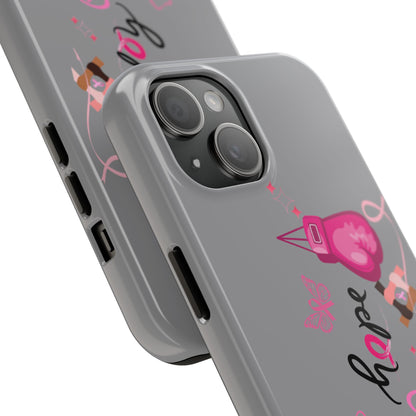 Breast Cancer Awareness Tough Phone Case (Gray)