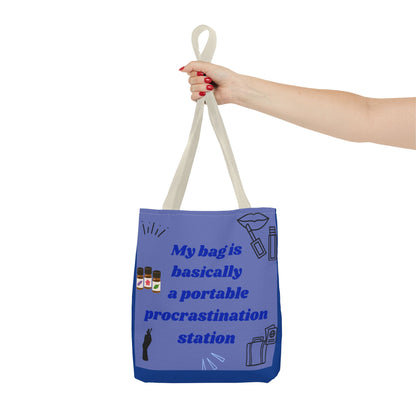 "Portable Procrastination Station - Tote Bag