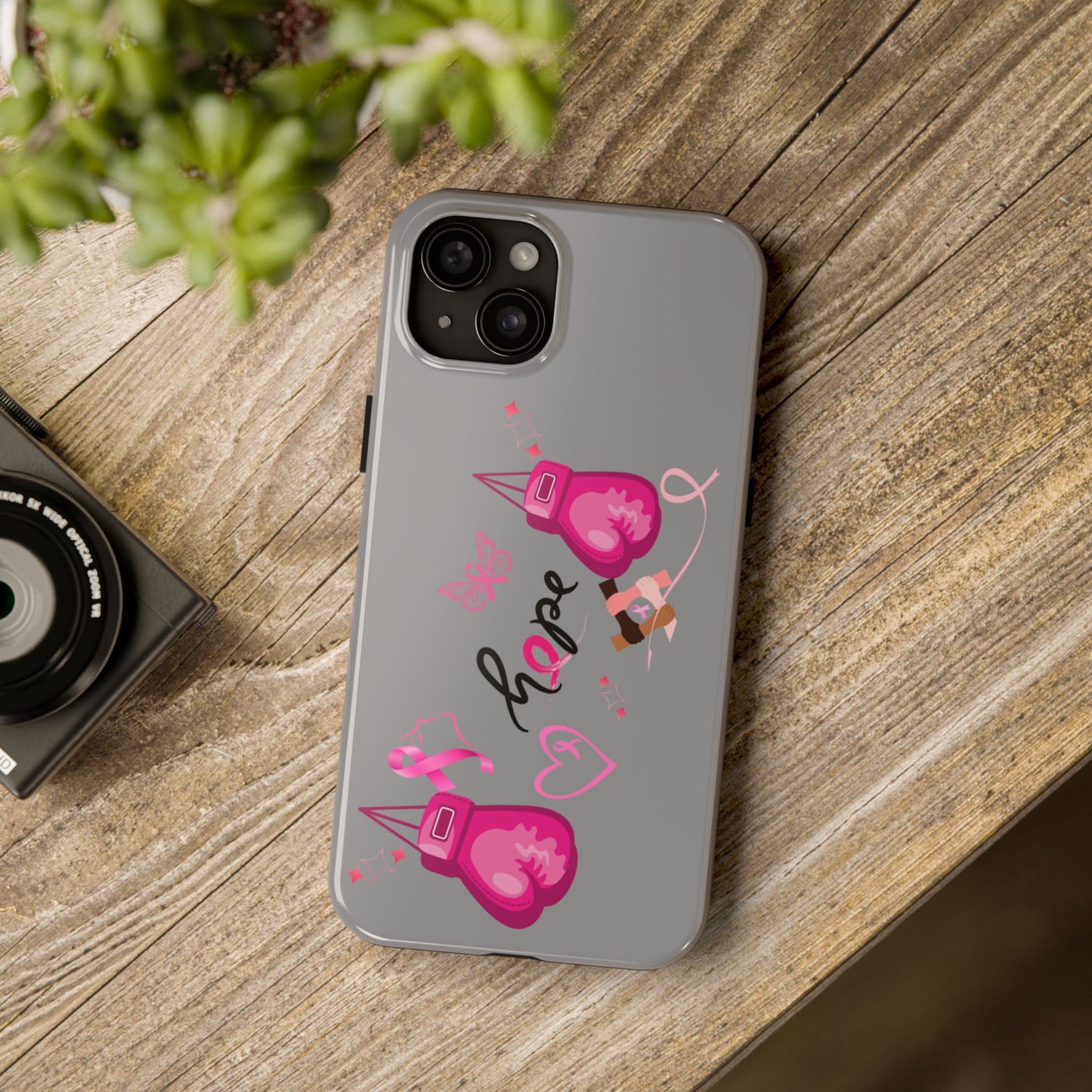 Breast Cancer Awareness Tough Phone Case (Black)