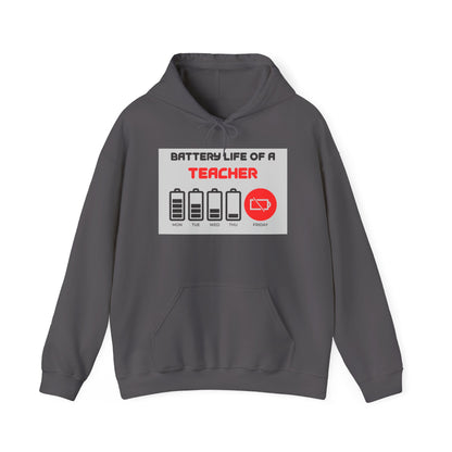 Battery Life Unisex Heavy Blend™ Hooded Sweatshirt