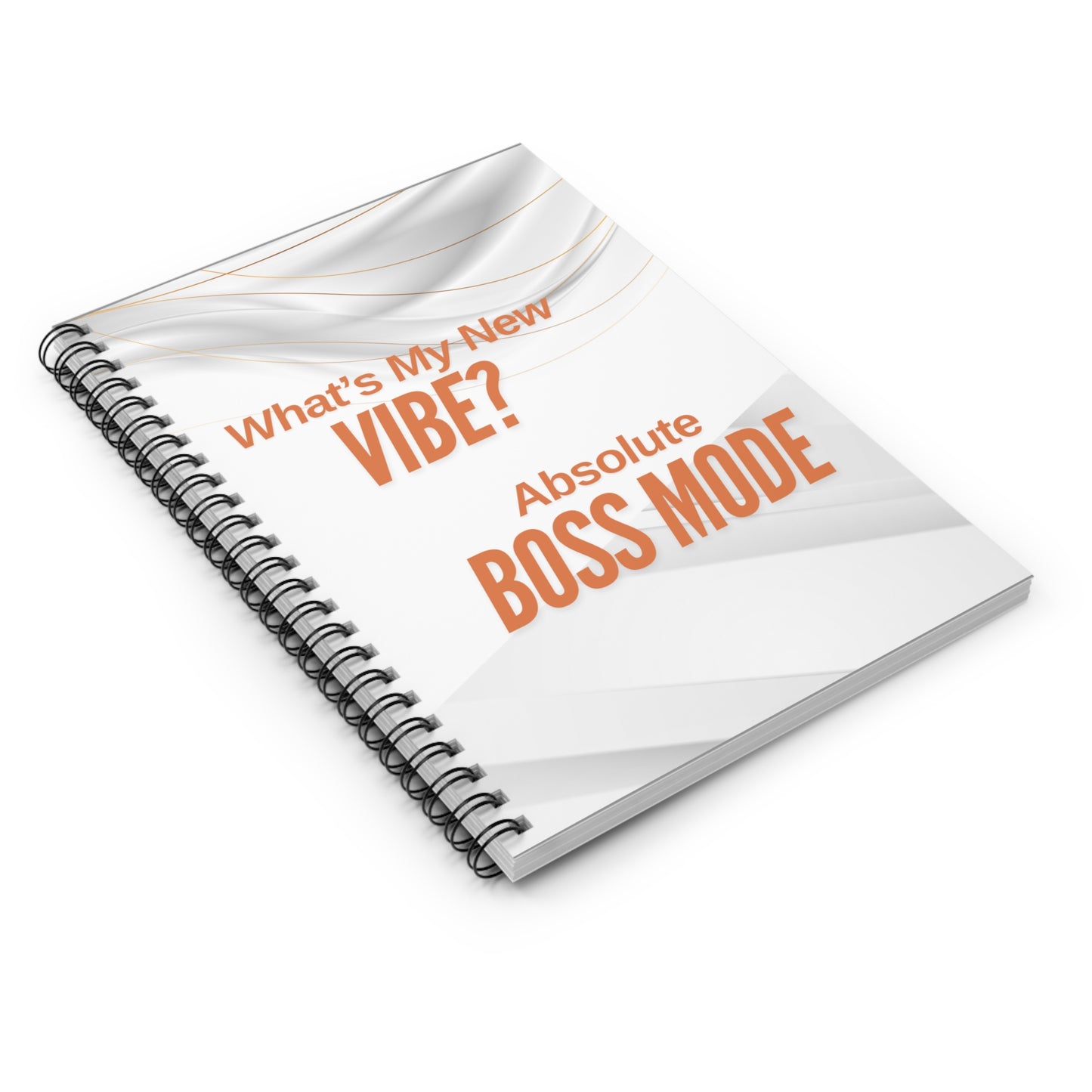 Boss Mode Spiral Notebook - Ruled Line