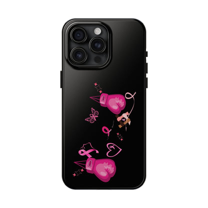 Breast Cancer Awareness Tough Phone Case (Black)