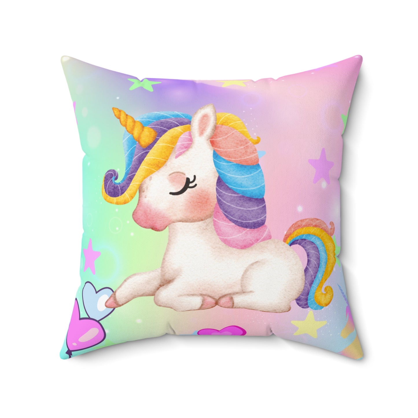 Unicorn Pillow Cover (Pillow included)