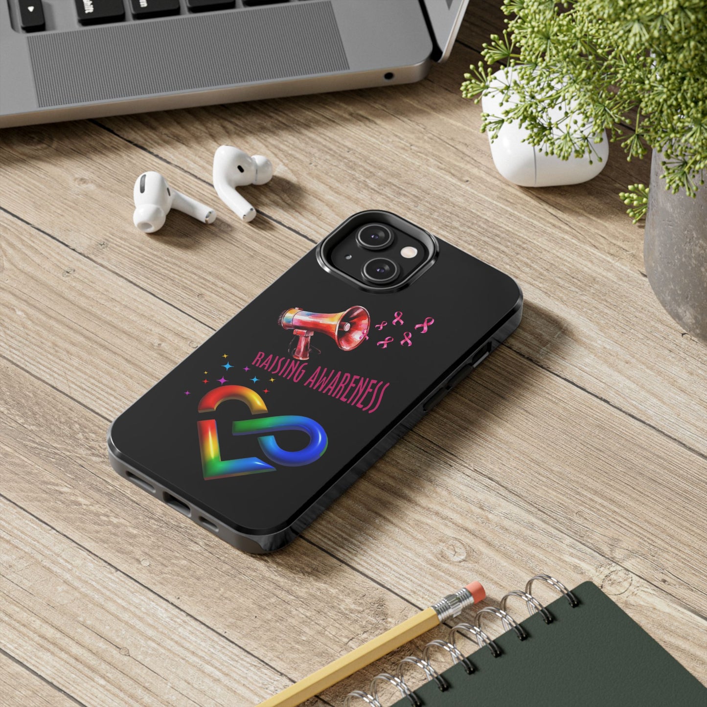 Autism Awareness Phone Case (Black)