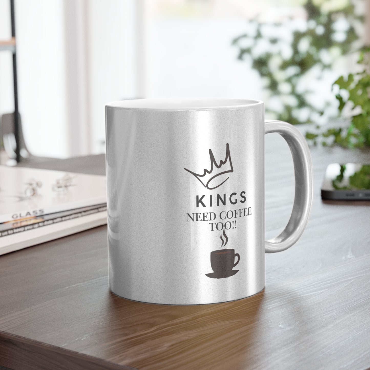 Kings- Metallic Mug (Silver\Gold)