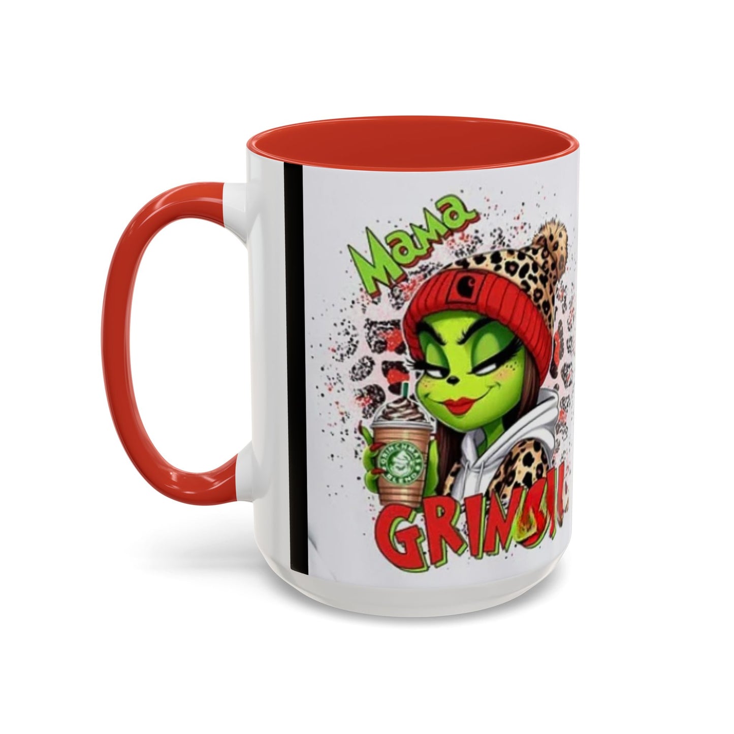 Mama Grinch - Accent Coffee Mug (11, 15oz)