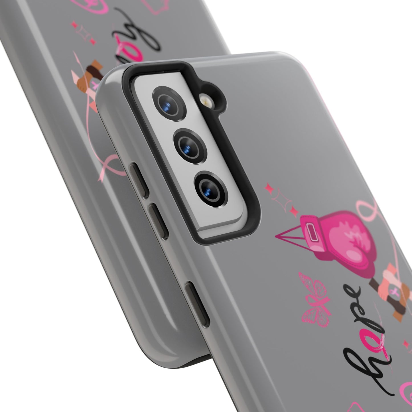 Breast Cancer Awareness Tough Phone Case (Black)