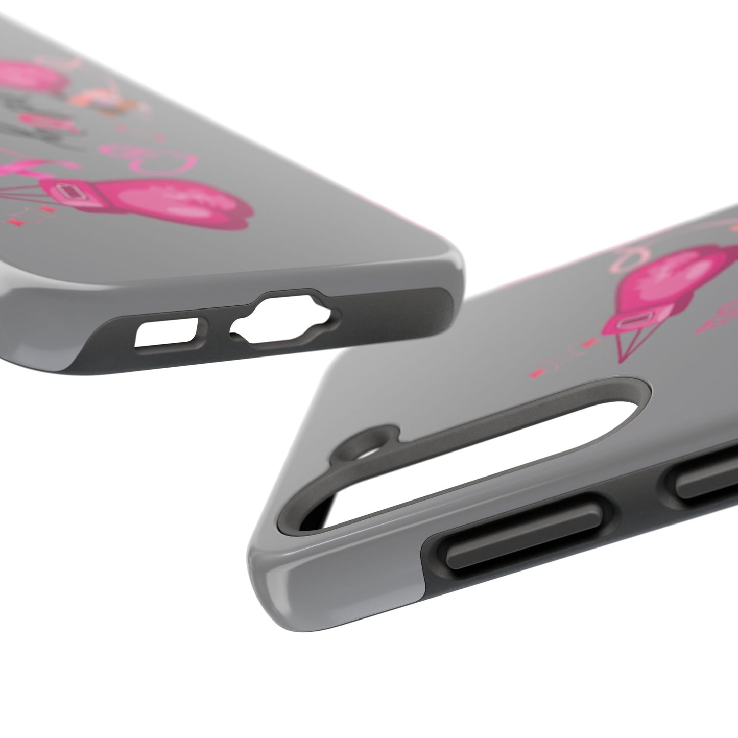 Breast Cancer Awareness Tough Phone Case (Black)