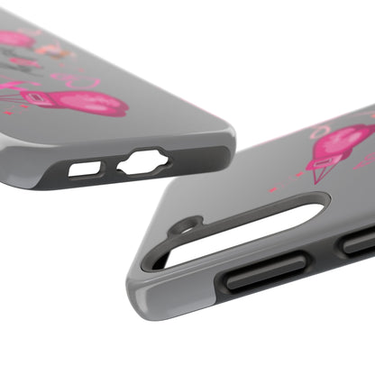 Breast Cancer Awareness Tough Phone Case (Black)