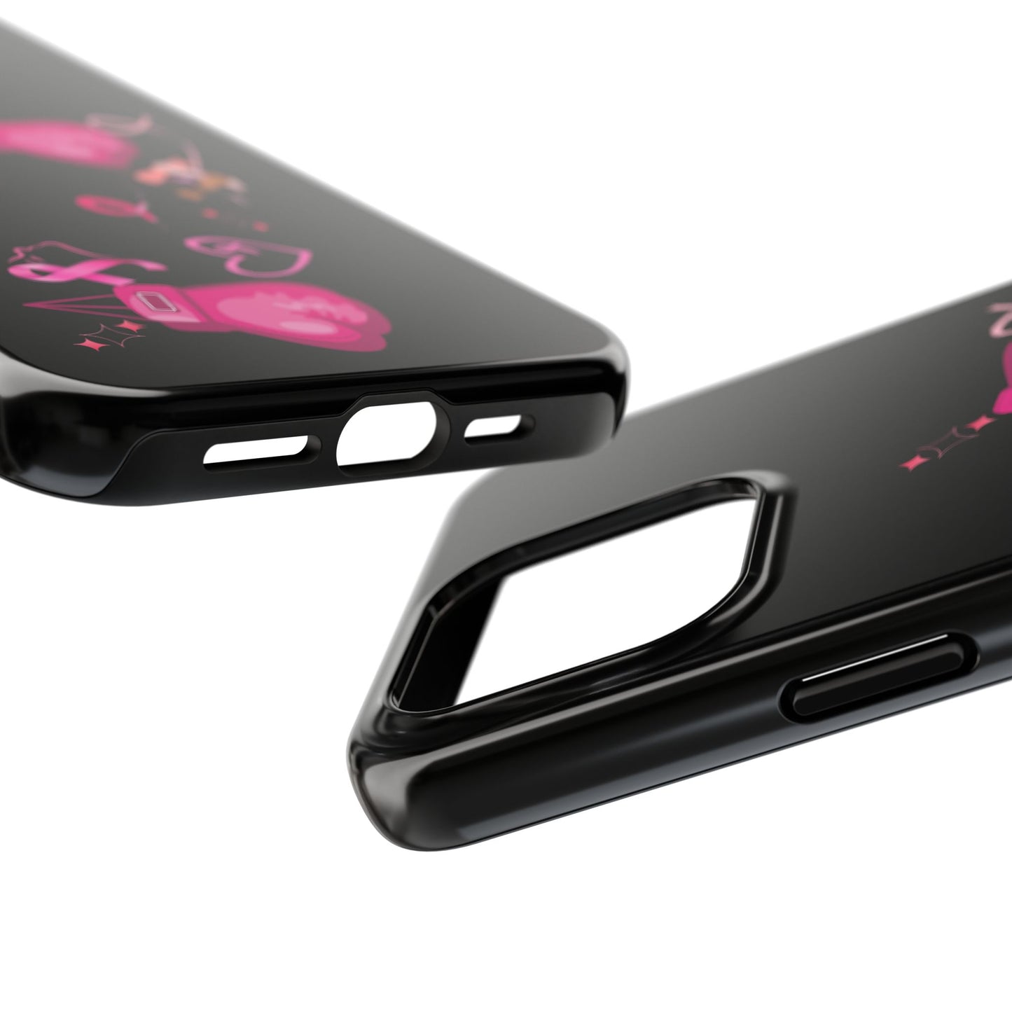 Breast Cancer Awareness Tough Phone Case (Black)