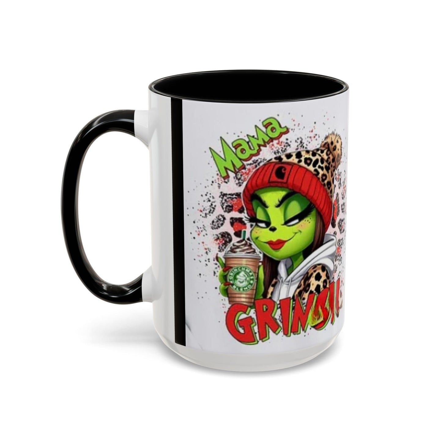 Mama Grinch - Accent Coffee Mug (11, 15oz)