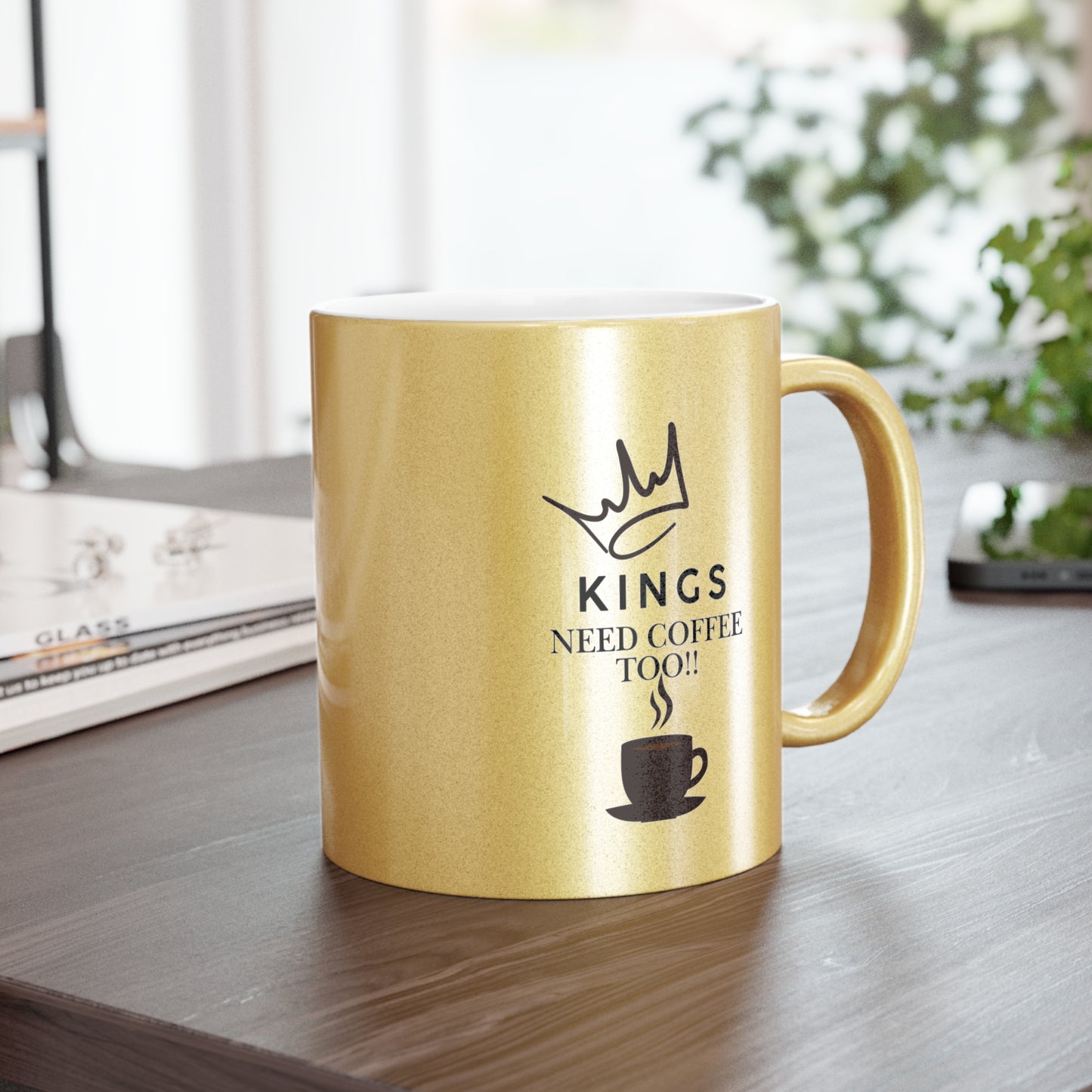 Kings- Metallic Mug (Silver\Gold)