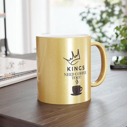 Kings- Metallic Mug (Silver\Gold)