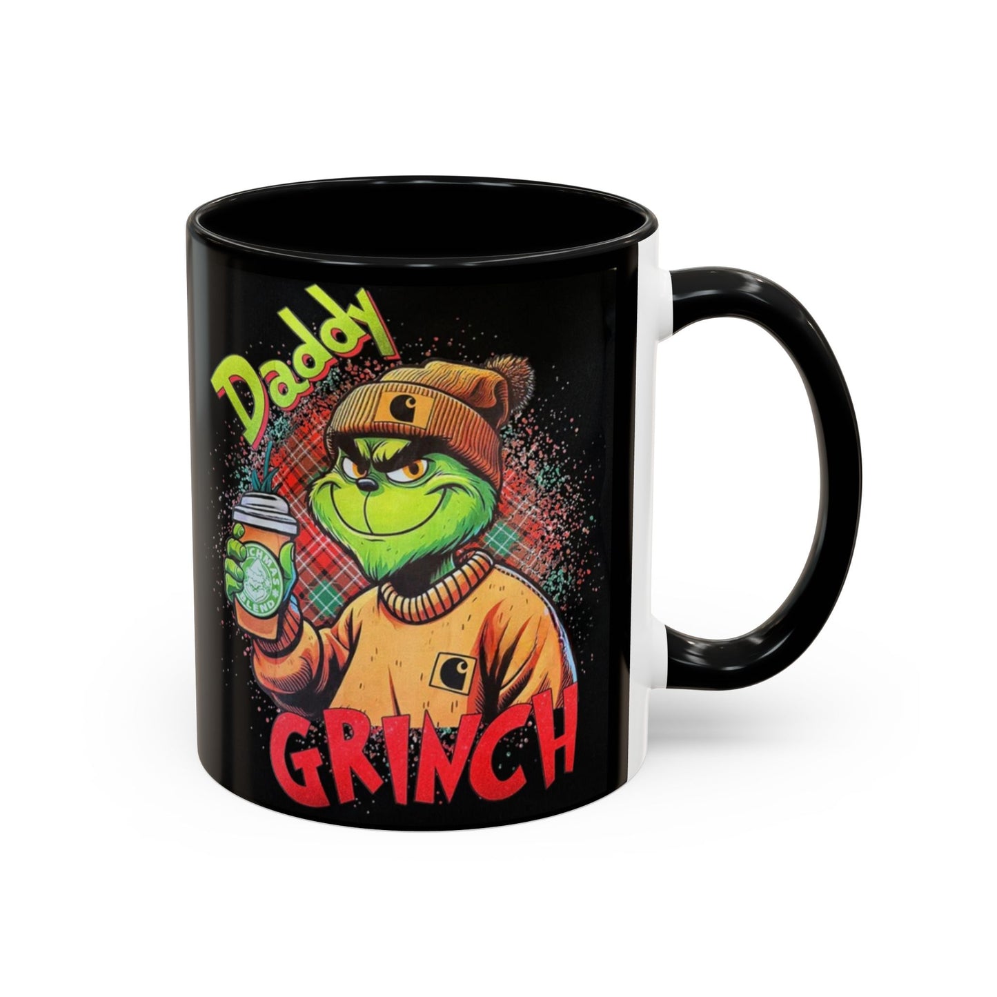 Daddy Grinch - Accent Coffee Mug (11, 15oz)