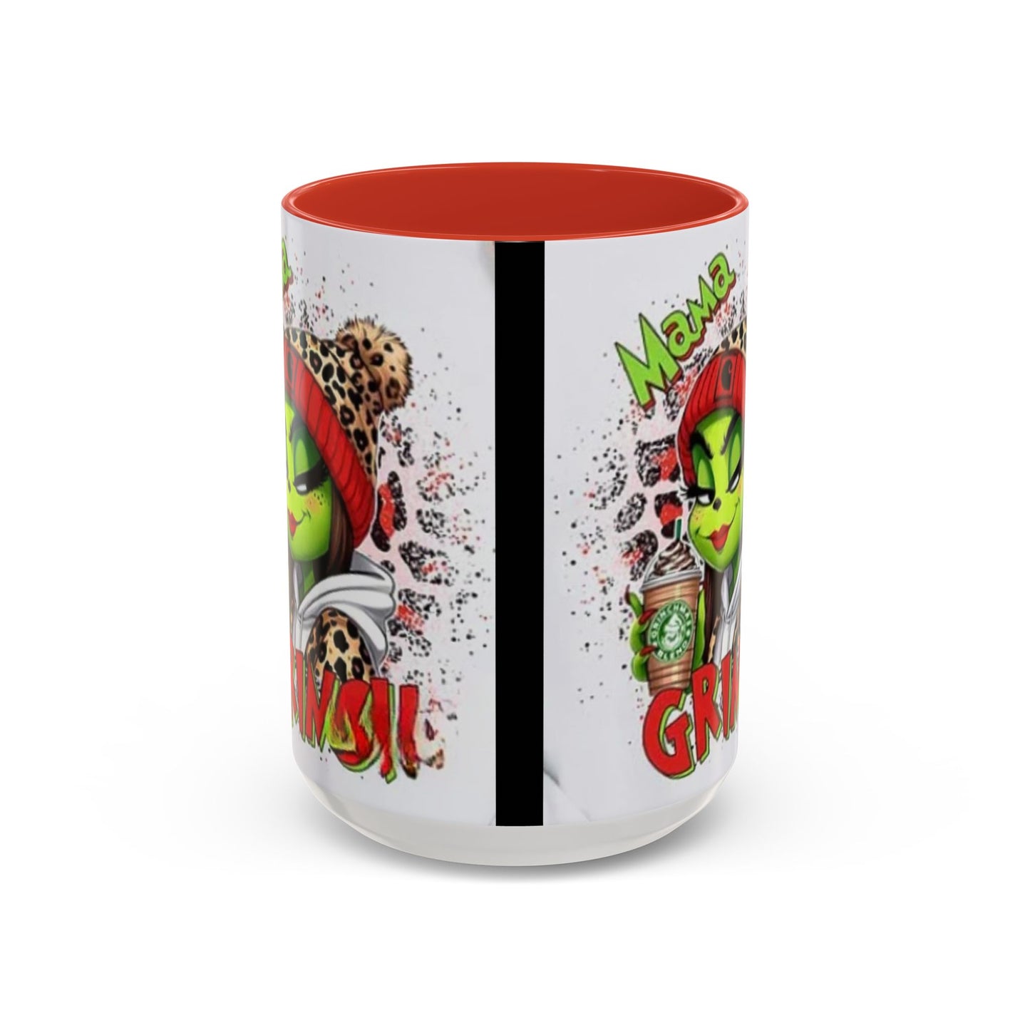 Mama Grinch - Accent Coffee Mug (11, 15oz)