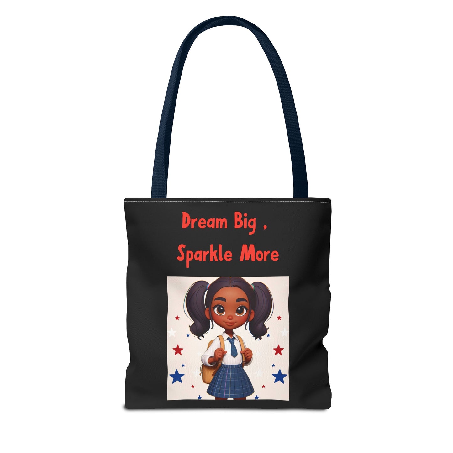 Little Girl's "Dream Big, Sparkle More" - Tote Bag