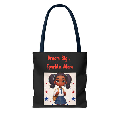 Little Girl's "Dream Big, Sparkle More" - Tote Bag