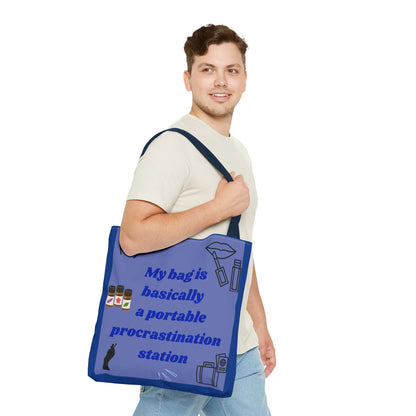 "Portable Procrastination Station - Tote Bag