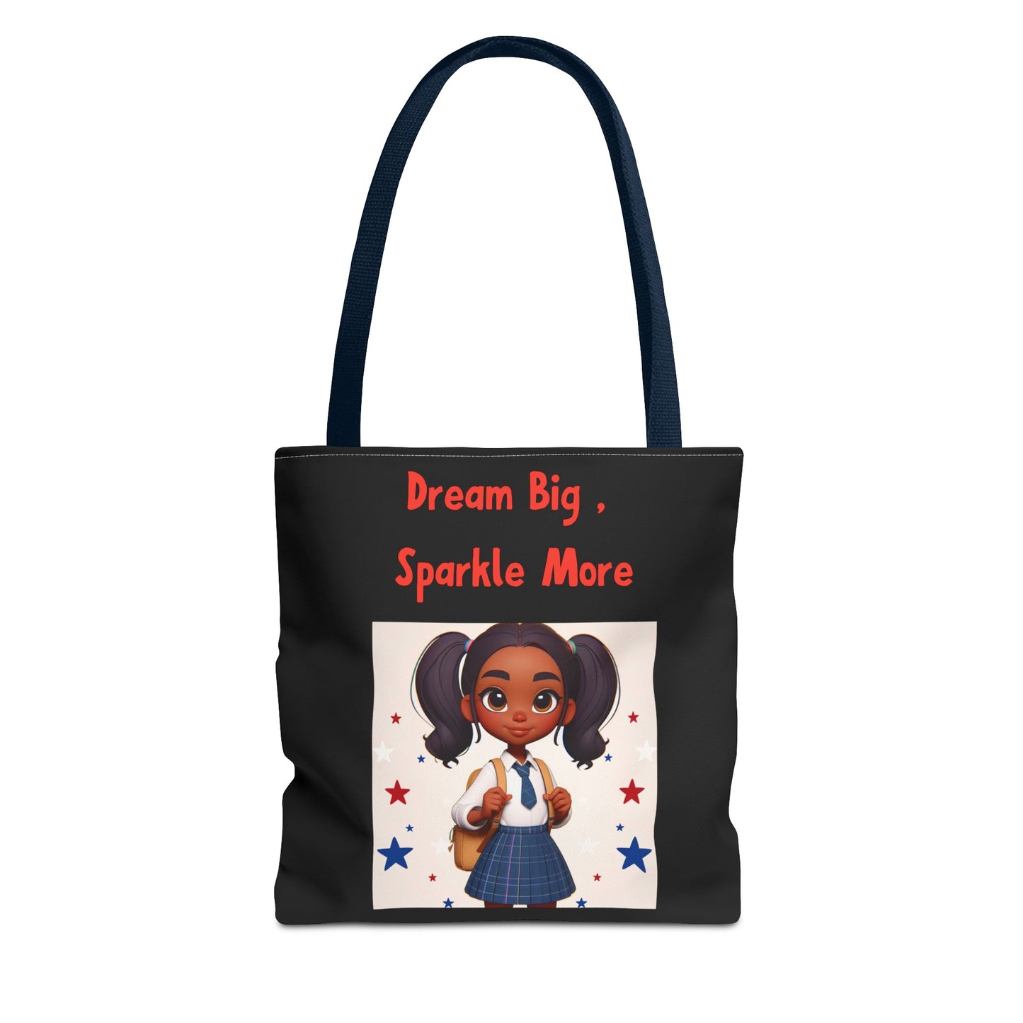 Little Girl's "Dream Big, Sparkle More" - Tote Bag