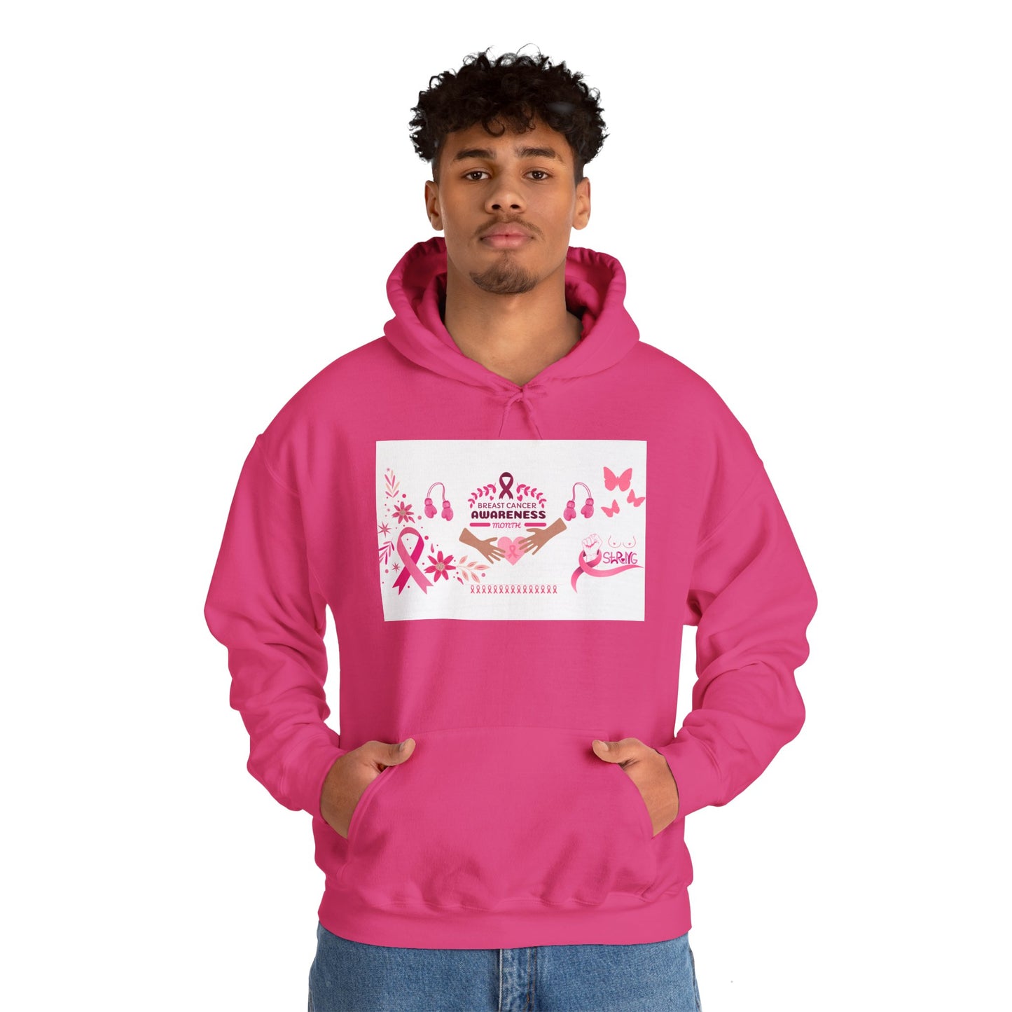 Breast Cancer Awareness - Unisex Heavy Blend™ Hooded Sweatshirt