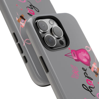 Breast Cancer Awareness Tough Phone Case (Gray)