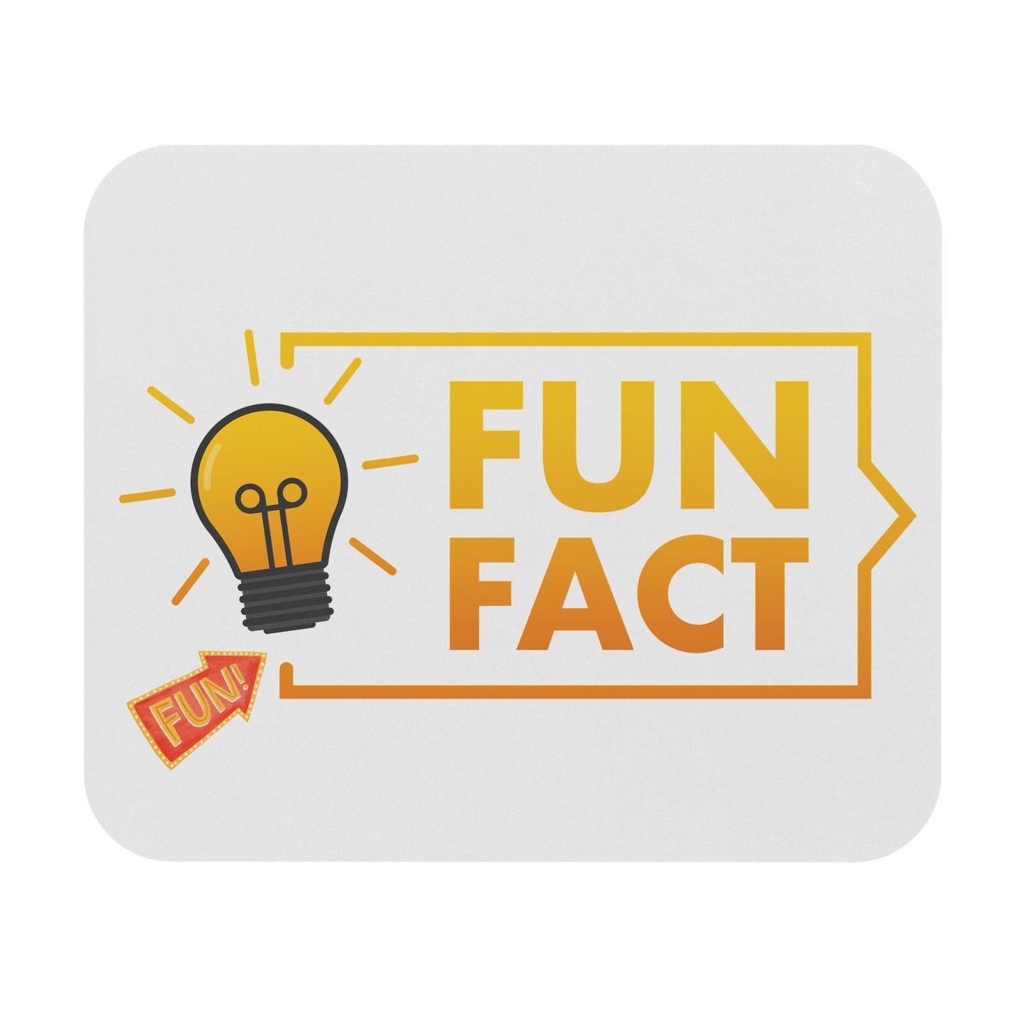 "Fun Fact" - Mouse Pad (Rectangle)