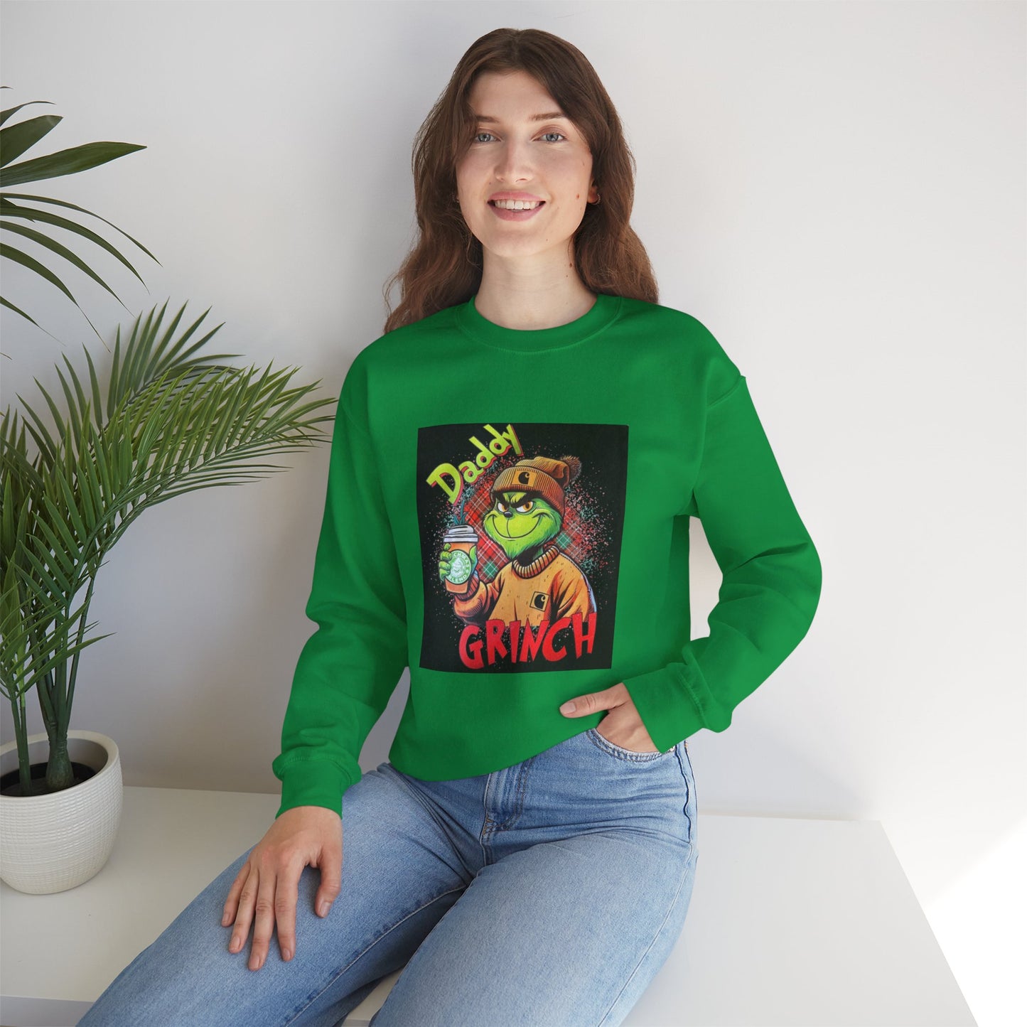 Daddy Grinch Crewneck Sweatshirt